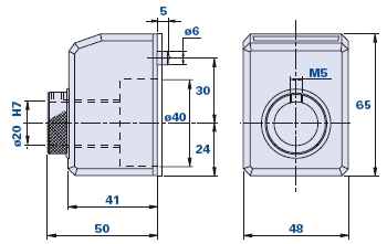 Digital position indicator MD 50-FN