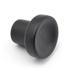 Knob with blind threaded bush