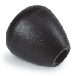 Conical knob with blind threaded hole