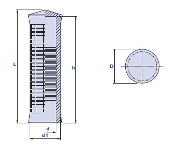 Empuñadura antivibratoria