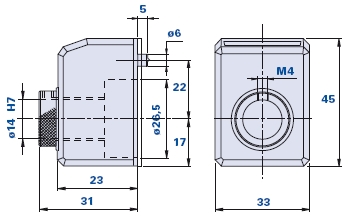 Indicatore di posizione digitale MD 30-AN