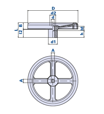 Volantino a 4 razze