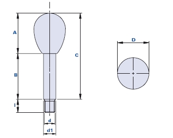 Lever with handgrip