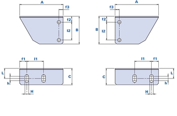 Accessories for cable-carrying chains model 572/582/585