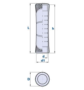 Empuñadura antivibratoria