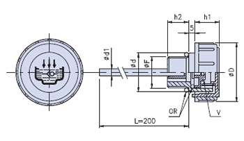 Filler breather with air vent valve and dipstick