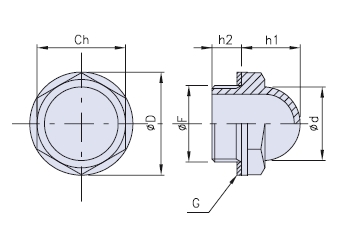 Dome-shaped oil level sight