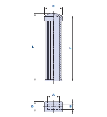 Flat handle