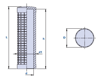 Grip handle in PVC