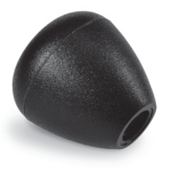 Conical knob with blind smooth hole