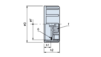 Filler breather plug with internal thread