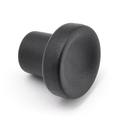 Knob with blind threaded bush