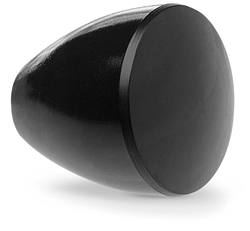 Conical knob with blind threaded hole